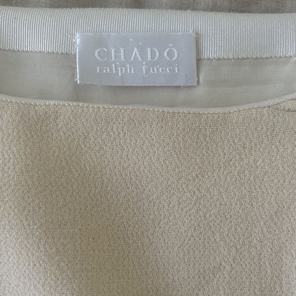 Chado Ralph Rucci crepe side zip pleated skirt - Picture 3 of 6